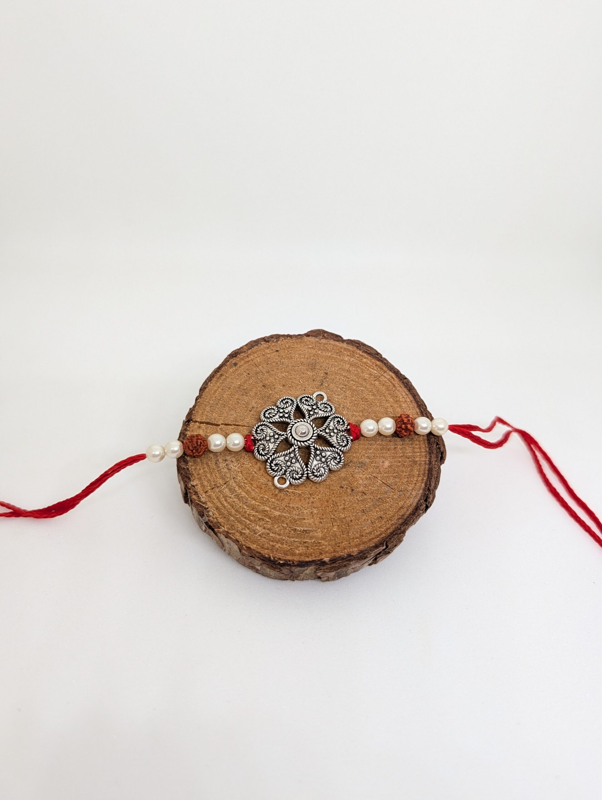 Designer Rakhi With Rudraksh